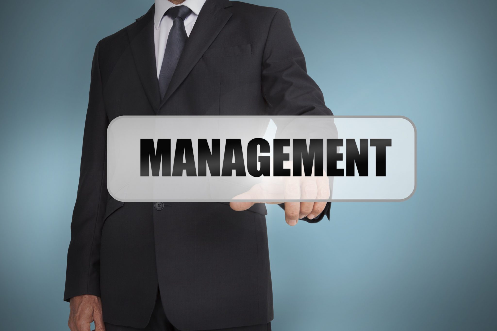There is a variety of management positions and types